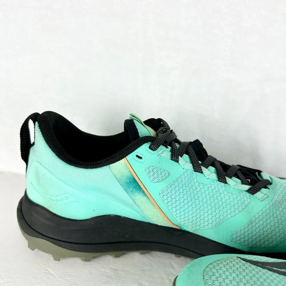 Saucony Xodus Ultra Trail Running Shoes Cool Mint Men's Size 11 PWR Trac Sole